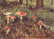 Ivan Shishkin Fly-Agarics,Study oil painting picture wholesale